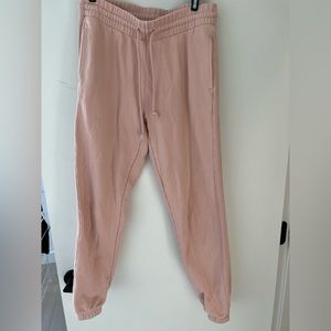 TNA cozy AF fleece sweatpants